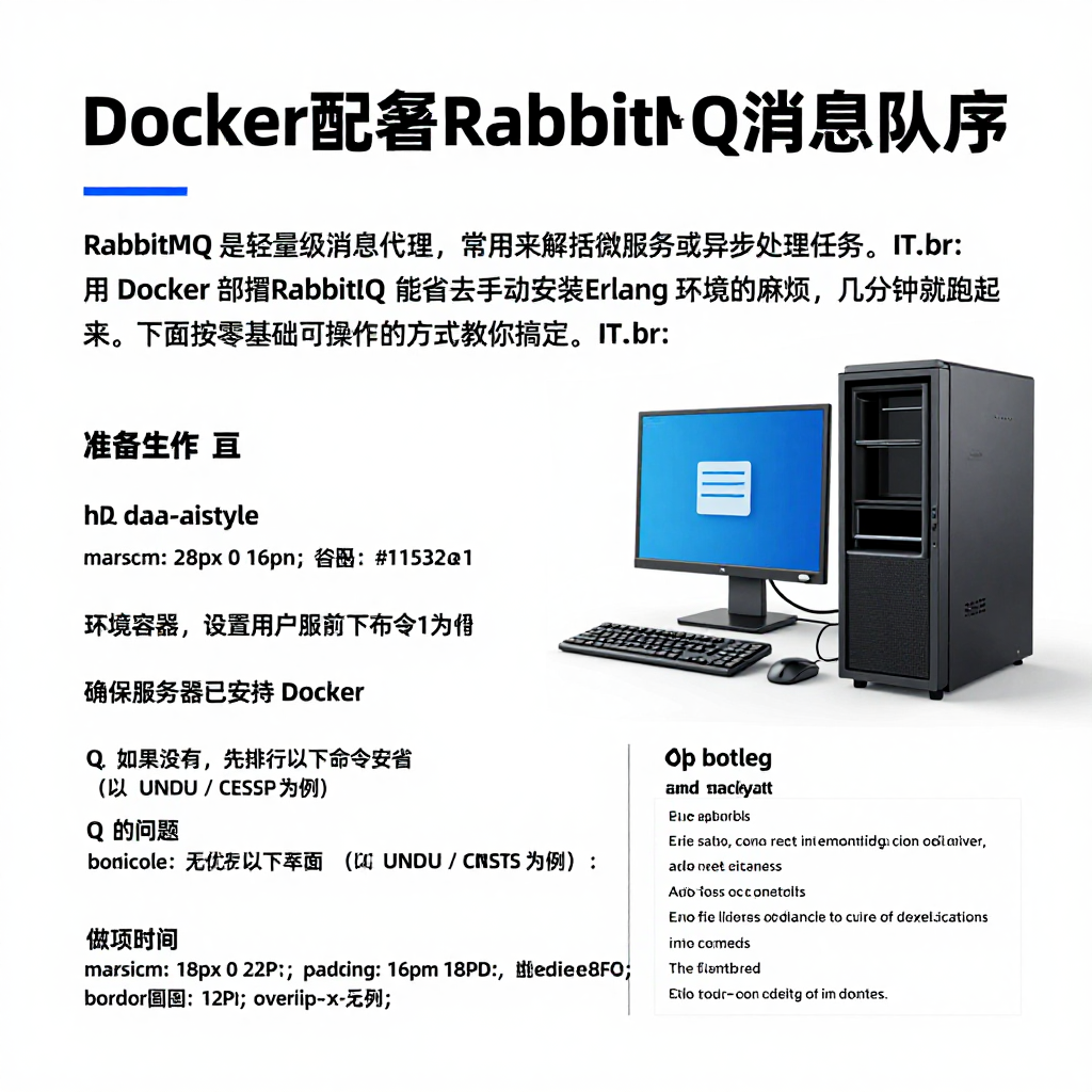 Docker部署RabbitMQ消息队列 配图