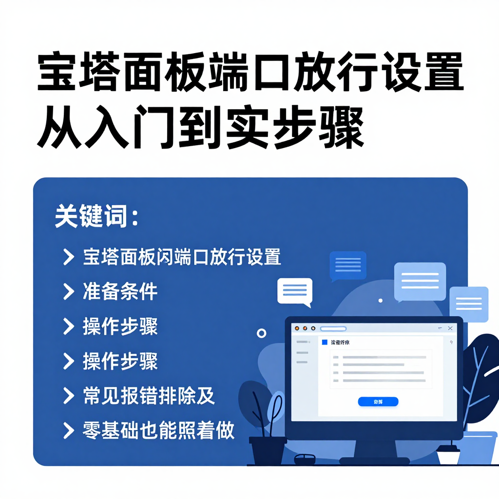 宝塔面板端口放行设置:从入门到实战步骤